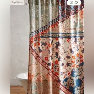 NEW Risa Organic Cotton Shower Curtain